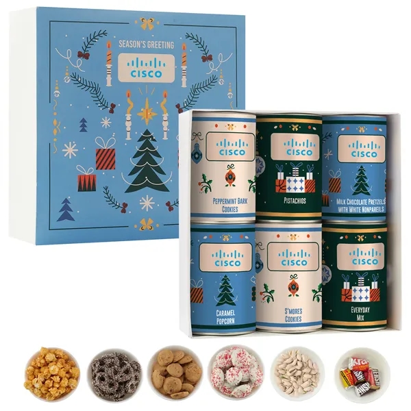 Pack of 6 tubes filled with a variety of gourmet snacks... from ASI 71685 Midnite Snax®