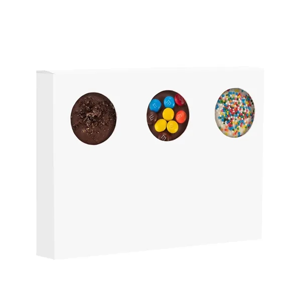 Gift box with 3 individually wrapped Oreo pops... from ASI 71685 Midnite Snax®