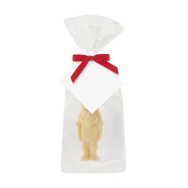 Nutcracker white chocolate bar in a favor bag... from ASI 71685 Midnite Snax®