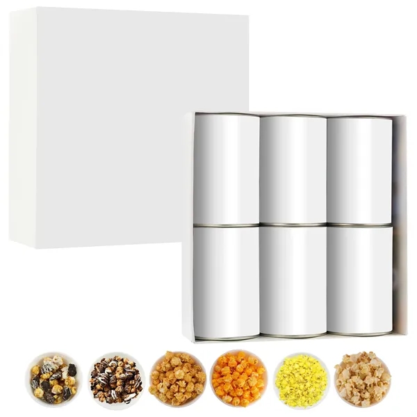 Pack of 6 tubes filled with gourmet popcorn... from ASI 71685 Midnite Snax®