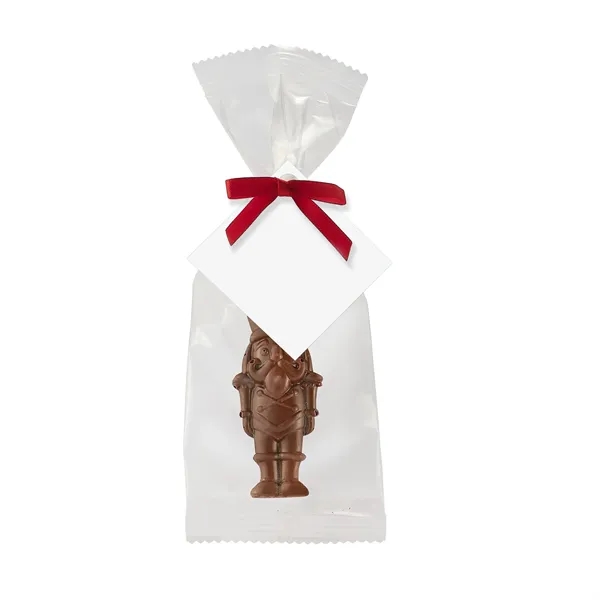 Nutcracker milk chocolate bar in a favor bag... from ASI 71685 Midnite Snax®