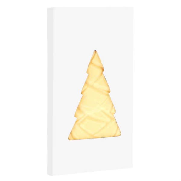Tree-shaped Belgian white chocolate bar... from ASI 71685 Midnite Snax®