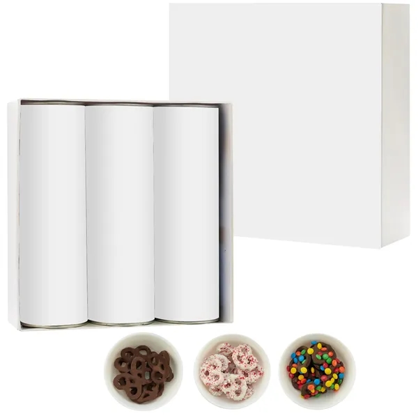 Pack of 3 tubes filled with a variety chocolate-covered pretzels... from ASI 71685 Midnite Snax®
