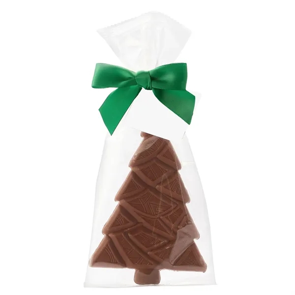 Tree-shaped Belgian milk chocolate bar... from ASI 71685 Midnite Snax®