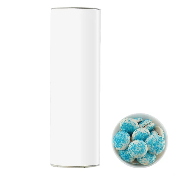 8" tube filled with bite sized cookies... from ASI 71685 Midnite Snax®