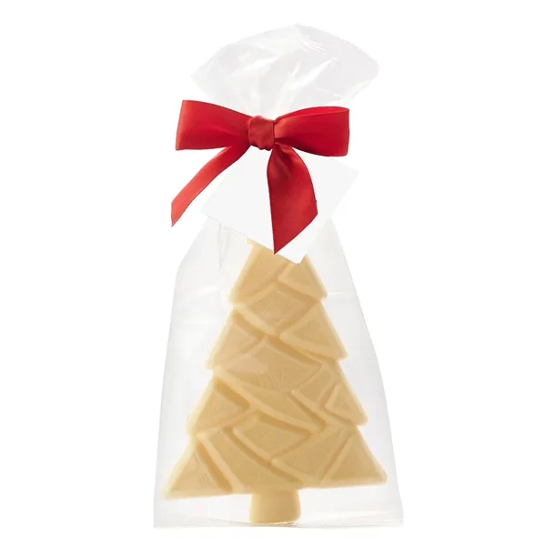 Tree-shaped Belgian white chocolate bar... from ASI 71685 Midnite Snax®