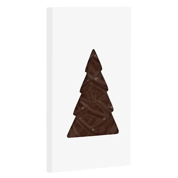 Tree-shaped Belgian dark chocolate bar... from ASI 71685 Midnite Snax®