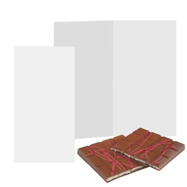 Milk chocolate bar with peppermint flakes and red drizzle... from ASI 71685 Midnite Snax®