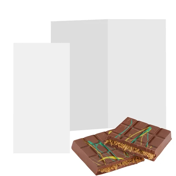 Milk chocolate Dubai bar with green and yellow drizzle... from ASI 71685 Midnite Snax®