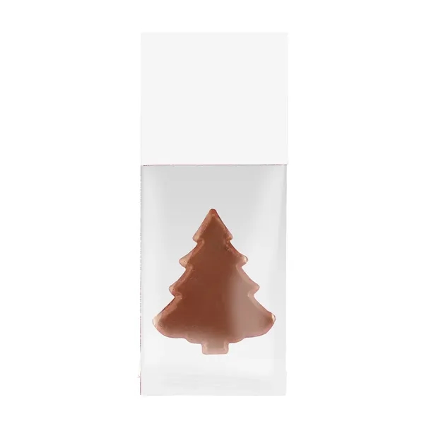 Tree shaped milk chocolate bar in a bag with a header... from ASI 71685 Midnite Snax®
