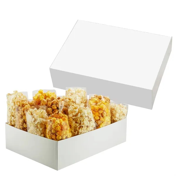 Gift box with 12 bags of popcorn... from ASI 71685 Midnite Snax®