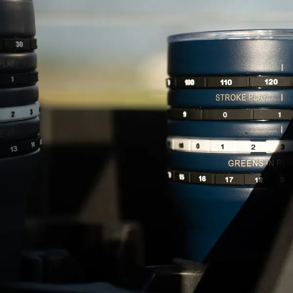 Golf Tally Tumbler keeps drinks cold and scores easy to track.... from ASI 38120 Ball Pro / Diversified Quality Kitchenware