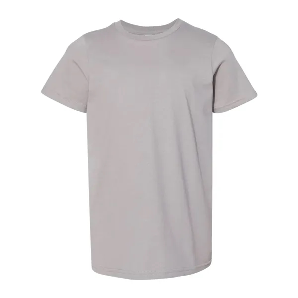 Soft form fitting fine jersey youth T-shirt. Blank product.... from ASI 84358 S&S Activewear