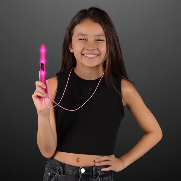 Flashing LED Patrol Wand with 27" lanyard. Blank or Imprinted.... from ASI 34194 ALightPromos / Alight Promotional Products