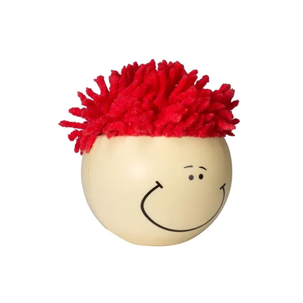 Face-shaped stress reliever with screen cleaner... from ASI 79530 Prime Line