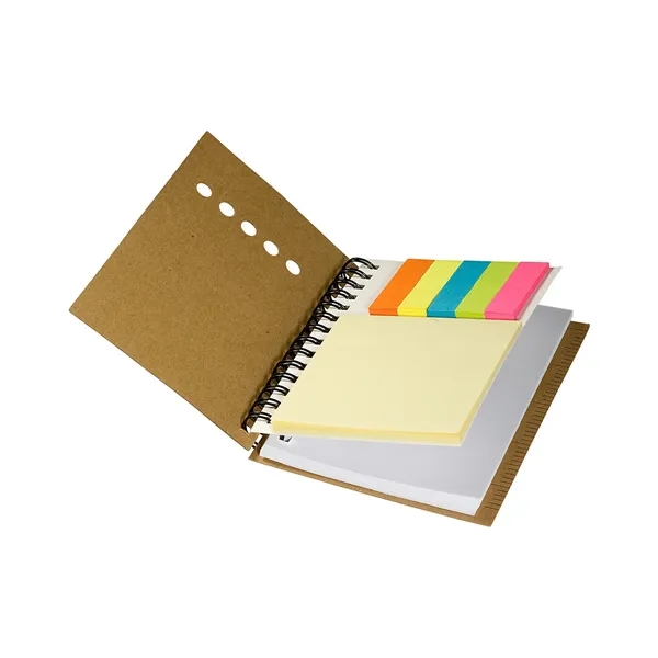 Eco Mini-Sticky Book™ with several 25-page sticky note flags and a... from ASI 79530 Prime Line