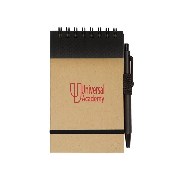 Pocket sized jotter made with a recycled cardboard cover, 60 ruled... from ASI 79530 Prime Line