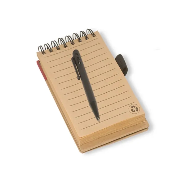 Pocket sized jotter made with a recycled cardboard cover, 60 ruled... from ASI 79530 Prime Line