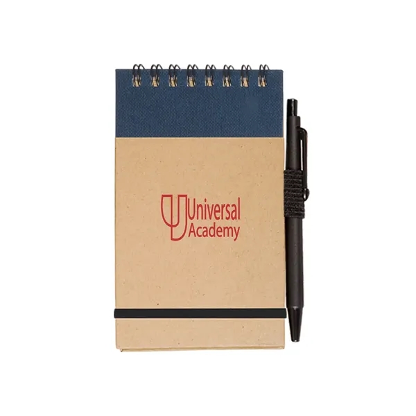 Pocket sized jotter made with a recycled cardboard cover, 60 ruled... from ASI 79530 Prime Line