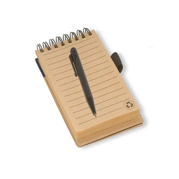 Pocket sized jotter made with a recycled cardboard cover, 60 ruled... from ASI 79530 Prime Line