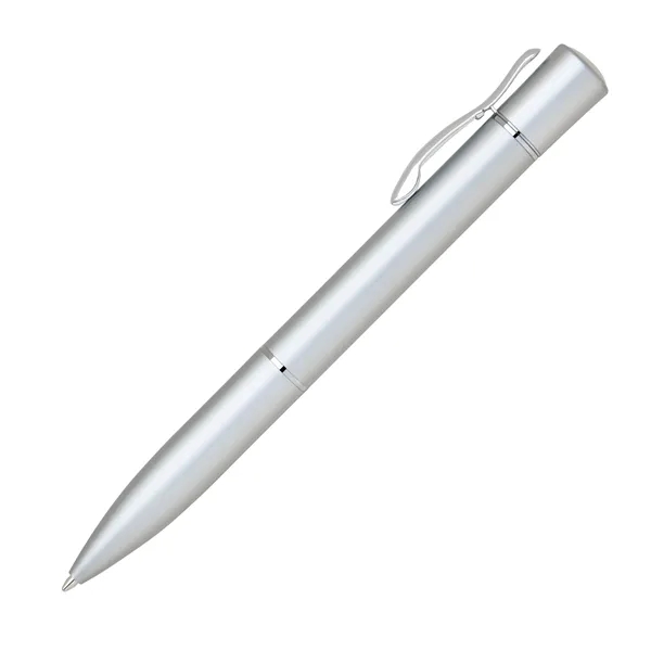 Brass twist-action ballpoint pen with a metallic color barrel and convenient... from ASI 68190 Lungsal / Lungsal