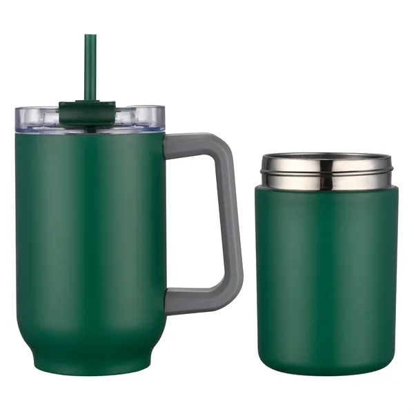 22 oz. vacuum sealed travel mug with can insulators and color... from ASI 68190 Lungsal / Lungsal