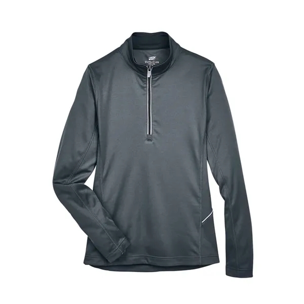 Ultra Club Women's Cool & Dry Sport Quarter-Zip Pullover... from ASI 84358 S&S Activewear