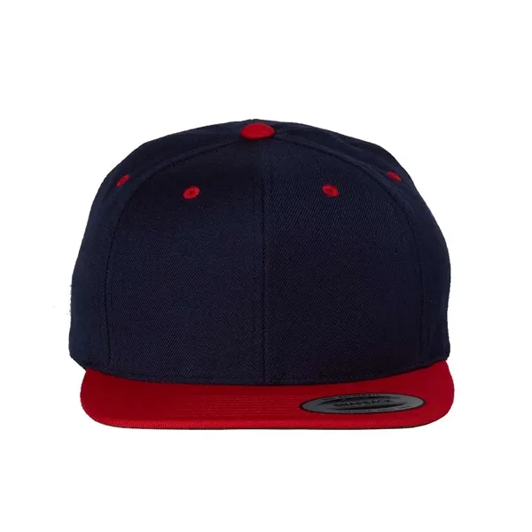 Wool blend flat bill snapback cap. Blank.... from ASI 84358 S&S Activewear