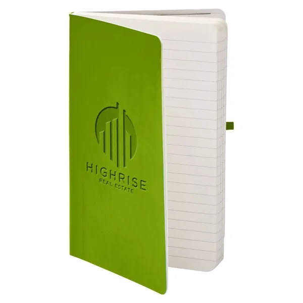 Journal with a soft cover, rounded corners, 96-lined sheets, elastic closure,... from ASI 79530 Prime Line