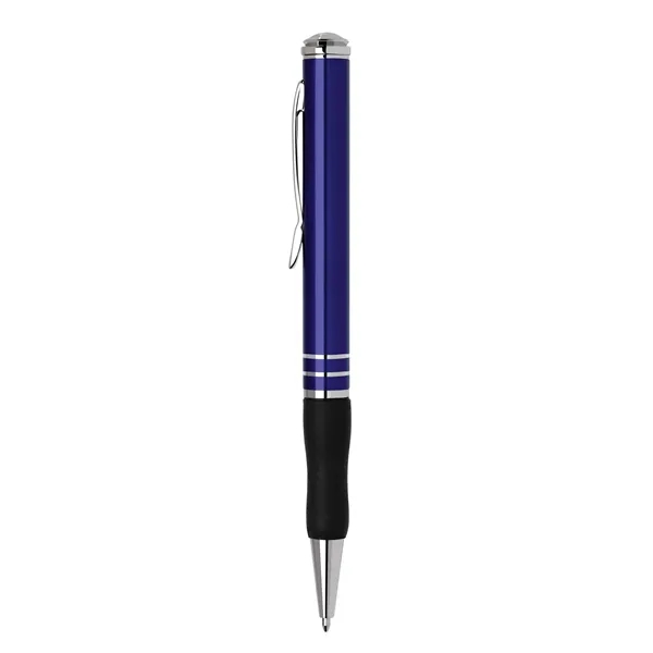Aluminum twist-action ballpoint pen with a lacquer and metallic-colored barrel, black... from ASI 68190 Lungsal / Lungsal