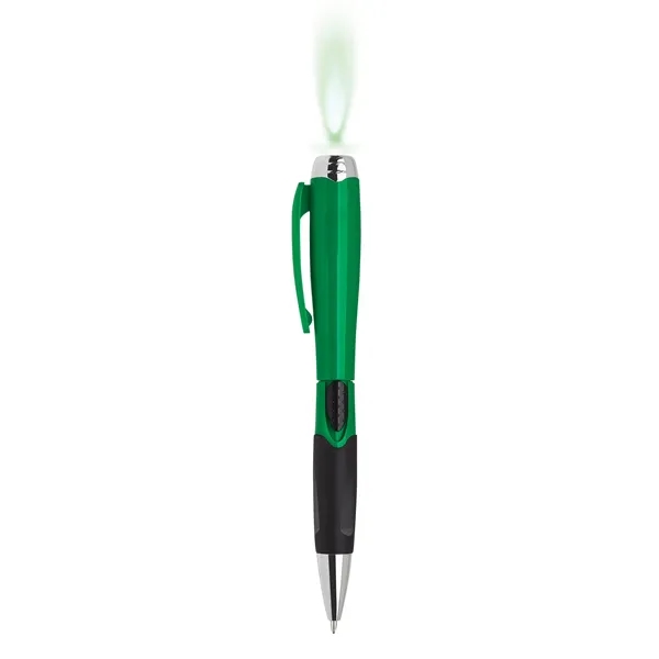 Retractable plastic pen with click buttons on 2 sides along with... from ASI 68190 Lungsal / Lungsal