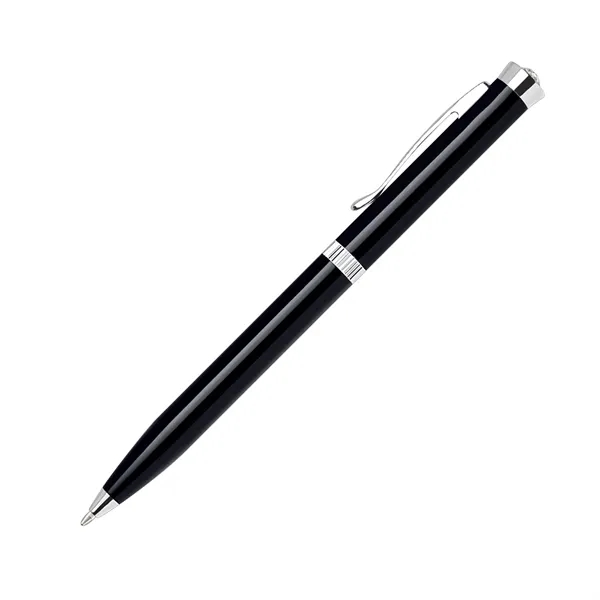 Aluminum twist-action ballpoint pen with a slim body, lustrous enamel coating,... from ASI 68190 Lungsal / Lungsal