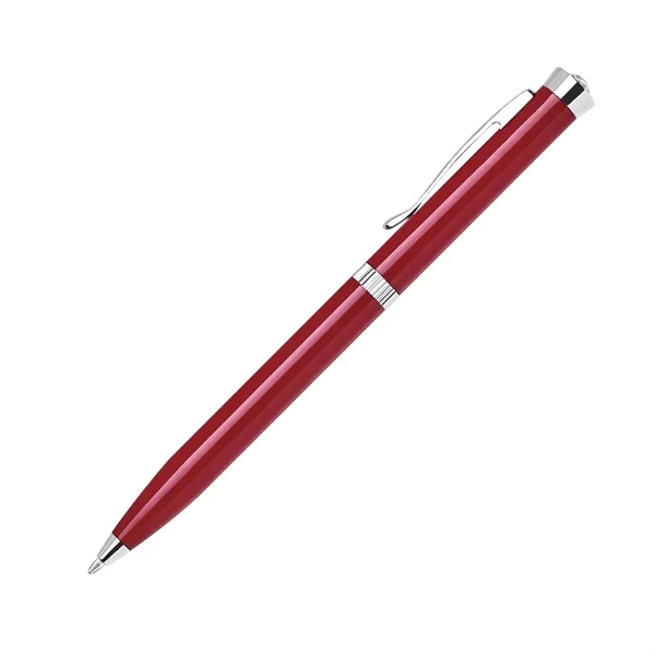 Aluminum twist-action ballpoint pen with a slim body, lustrous enamel coating,... from ASI 68190 Lungsal / Lungsal