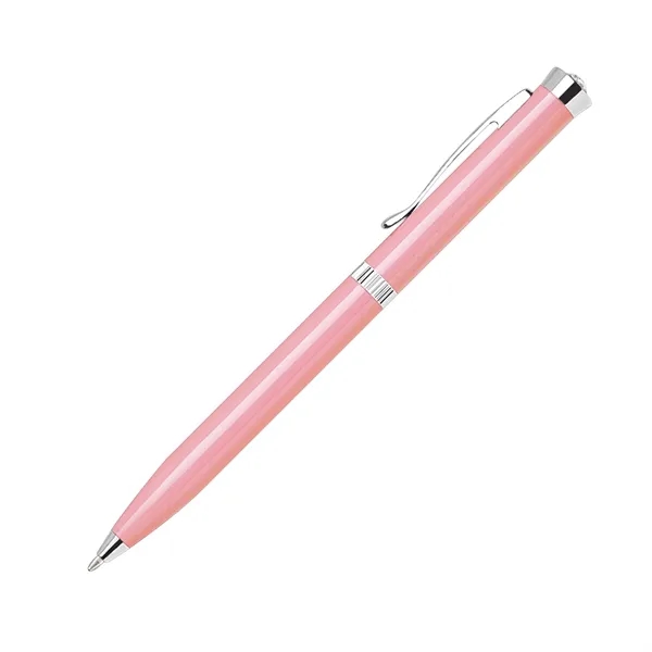 Aluminum twist-action ballpoint pen with a slim body, lustrous enamel coating,... from ASI 68190 Lungsal / Lungsal