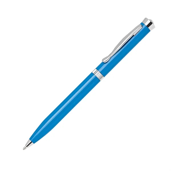 Aluminum twist-action ballpoint pen with a slim body, lustrous enamel coating,... from ASI 68190 Lungsal / Lungsal