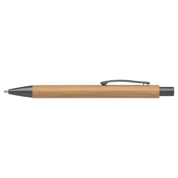 Click action ballpoint pen made with natural, renewable bamboo.... from ASI 68190 Lungsal / Lungsal