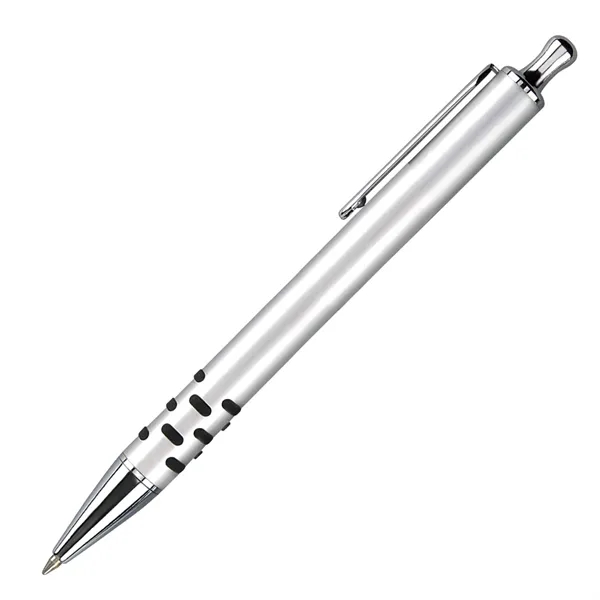 Solid brass click-action ballpoint pen with a protruding rubber grip, making... from ASI 68190 Lungsal / Lungsal