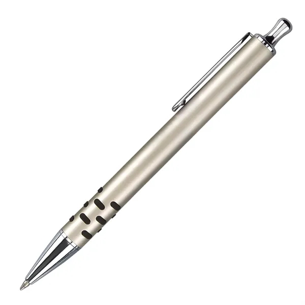 Solid brass click-action ballpoint pen with a protruding rubber grip, making... from ASI 68190 Lungsal / Lungsal