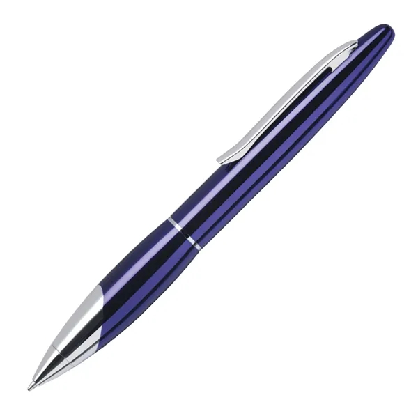 Solid brass twist-action ballpoint pen with a sleek, metallic color barrel... from ASI 68190 Lungsal / Lungsal