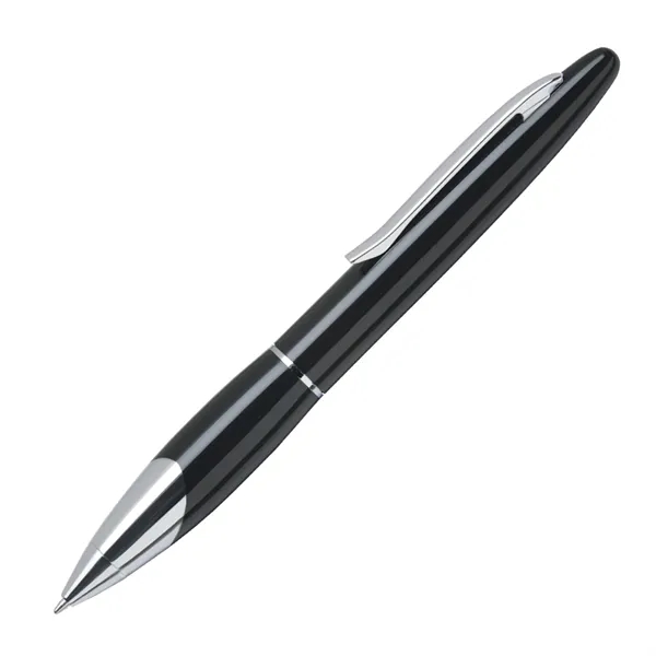 Solid brass twist-action ballpoint pen with a sleek, metallic color barrel... from ASI 68190 Lungsal / Lungsal