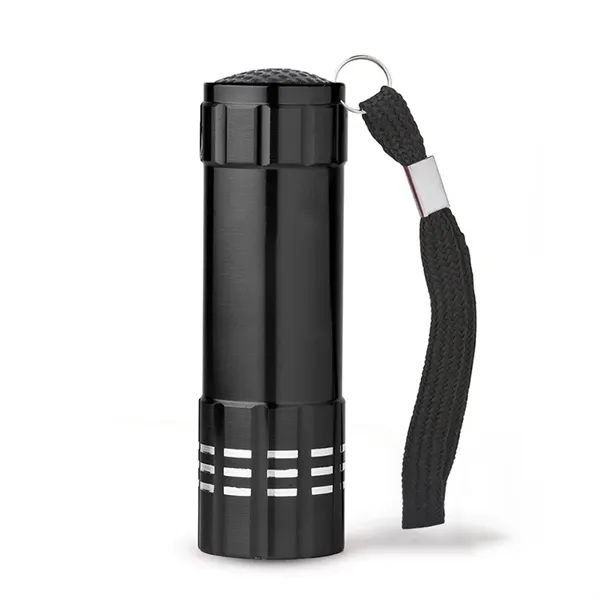 LED flashlight, aluminum with nine bright white bulbs and back wrist... from ASI 68190 Lungsal / Lungsal