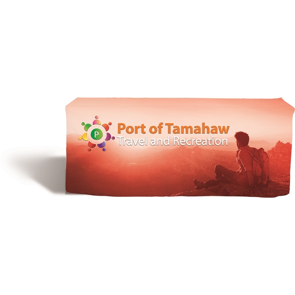 30" x 30" x 72" four-sided polyester poplin table cover with... from ASI 36558 Aprons, Etc.