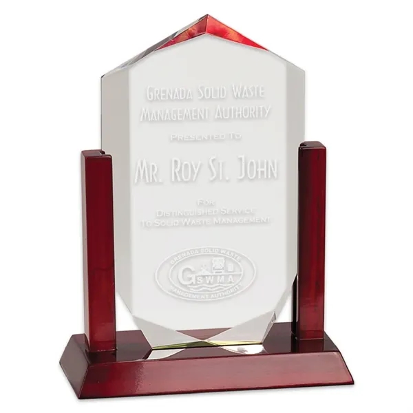 6 3/4" x 9" x 3 1/8" acrylic award with a... from ASI 74601 Calico