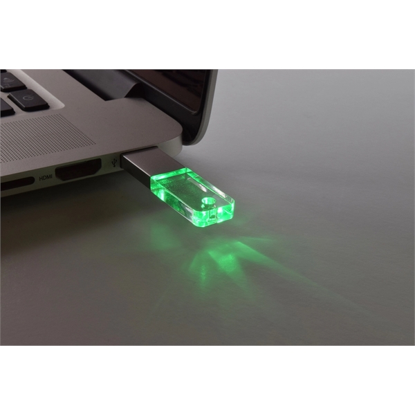 This Eye Catching tech promo flash drive is our famous Crystal... from ASI 93131 US Flash & Technologies LLC
