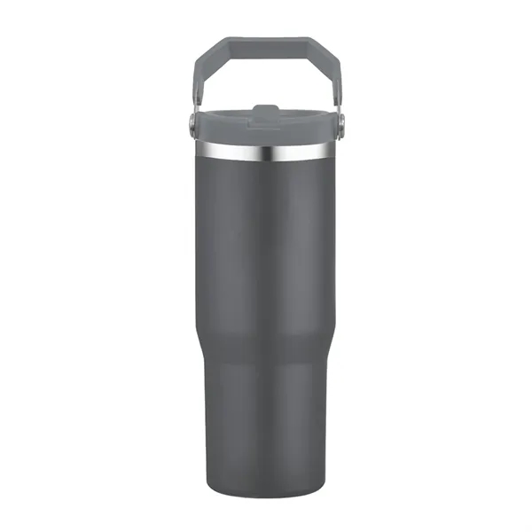 30 oz. Vacuum Sealed Travel Tumbler with powdered finish and flip... from ASI 68190 Lungsal / Lungsal