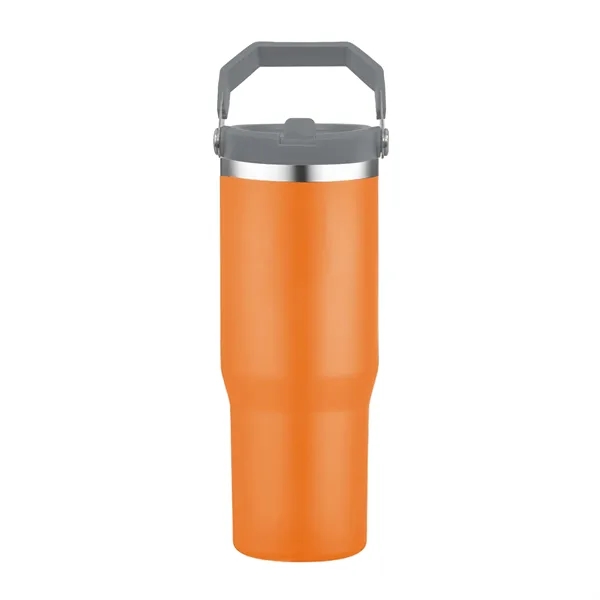 30 oz. Vacuum Sealed Travel Tumbler with powdered finish and flip... from ASI 68190 Lungsal / Lungsal