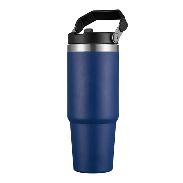 30 oz. Vacuum Sealed Travel Tumbler with powdered finish and flip... from ASI 68190 Lungsal / Lungsal