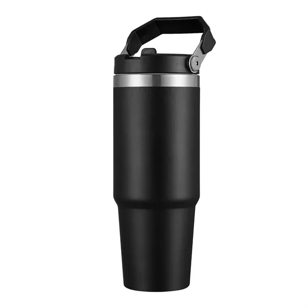 30 oz. Vacuum Sealed Travel Tumbler with powdered finish and flip... from ASI 68190 Lungsal / Lungsal