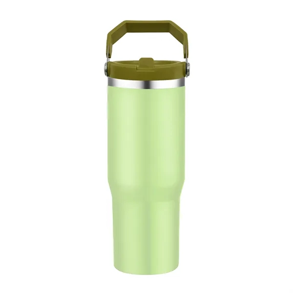 30 oz. Vacuum Sealed Travel Tumbler with powdered finish and flip... from ASI 68190 Lungsal / Lungsal