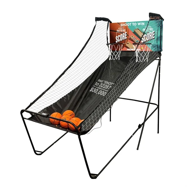 Custom Branded Pop-A-Shot Basketball Game... from ASI 30226 A J J Enterprises